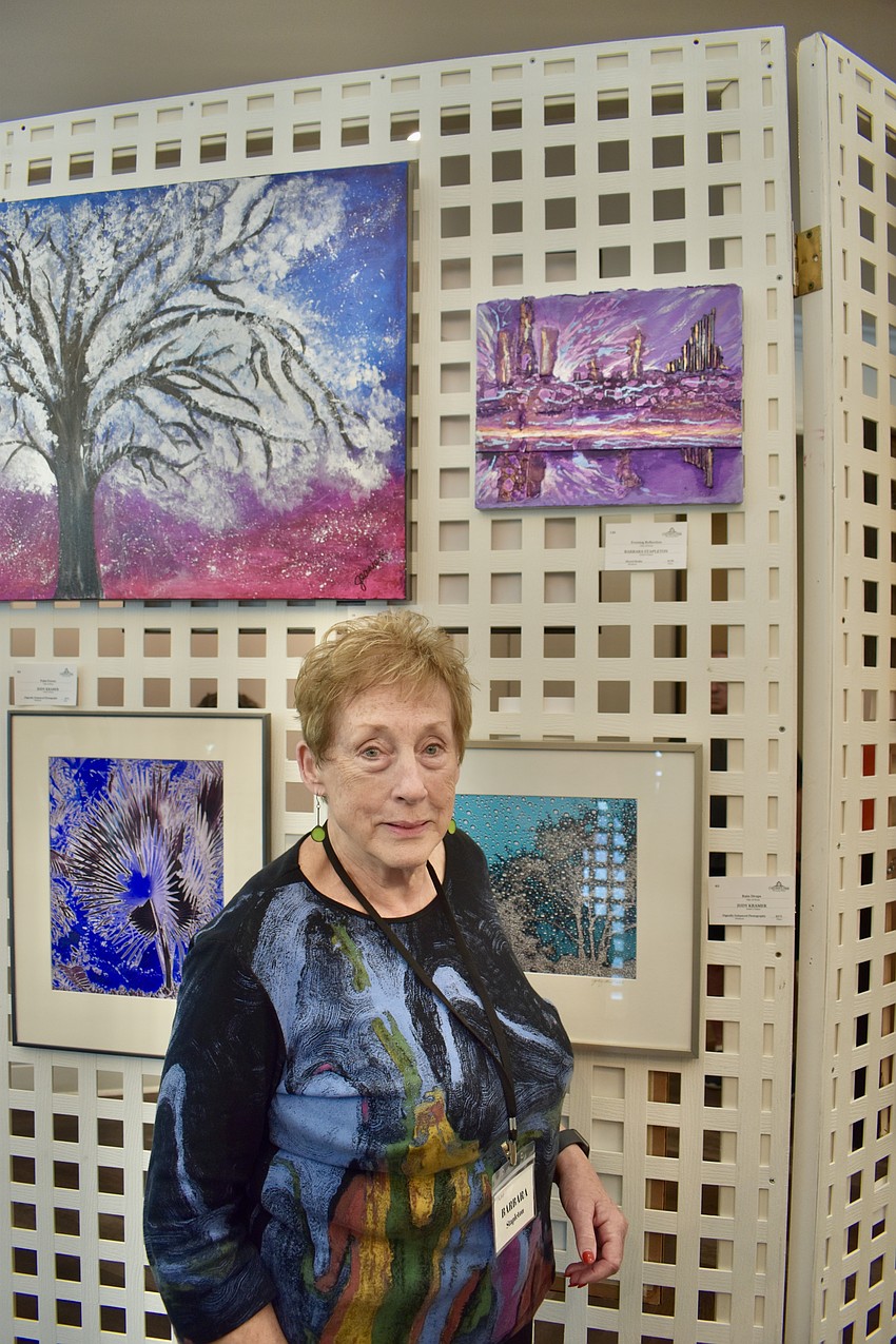 Barbara Stapleton has three pieces in the show. One of the three, 