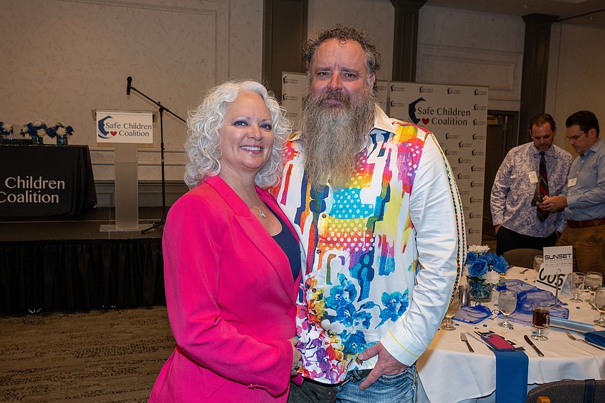 Honoree Centerstone of Florida CEO Melissa Larkin Skinner and Rodney Skinner