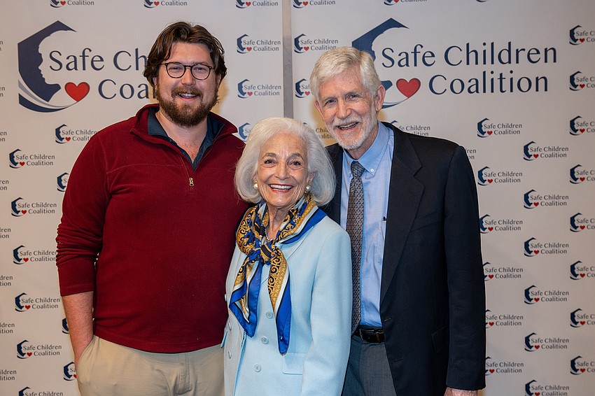 Roland McGillicuddy with Chairs and Co-founders of All Star Children's Foundation Graci and Dennis McGillicuddy