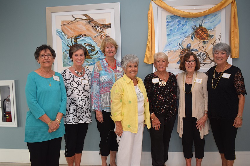 Jackie Michaelides, Betty Lou Miccio, Nancy Hjort, Peggy Schwass, June Hessel, Peggy Jelinek, Mary Del Pup
