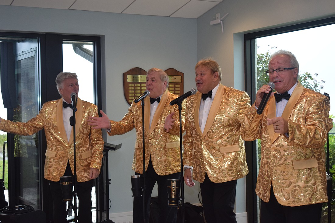 Gary Blomberg, Guy Tann, Jim Bramante and Robert Fleig of the Goldtones