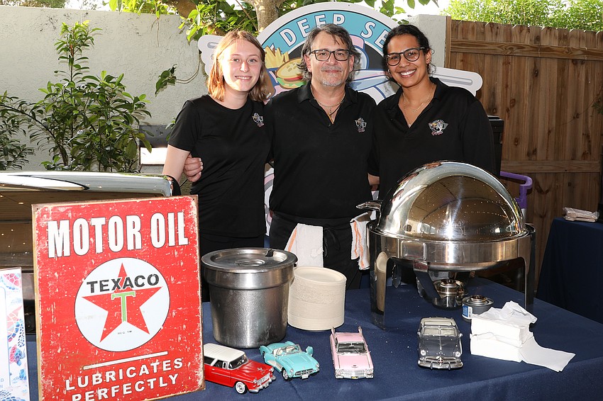 Deep Sea Diner is on-site at Mote Marine, and tonight Emma Mancini and her dad, John, together with Yuly Torres, are serving Korean pork sliders.