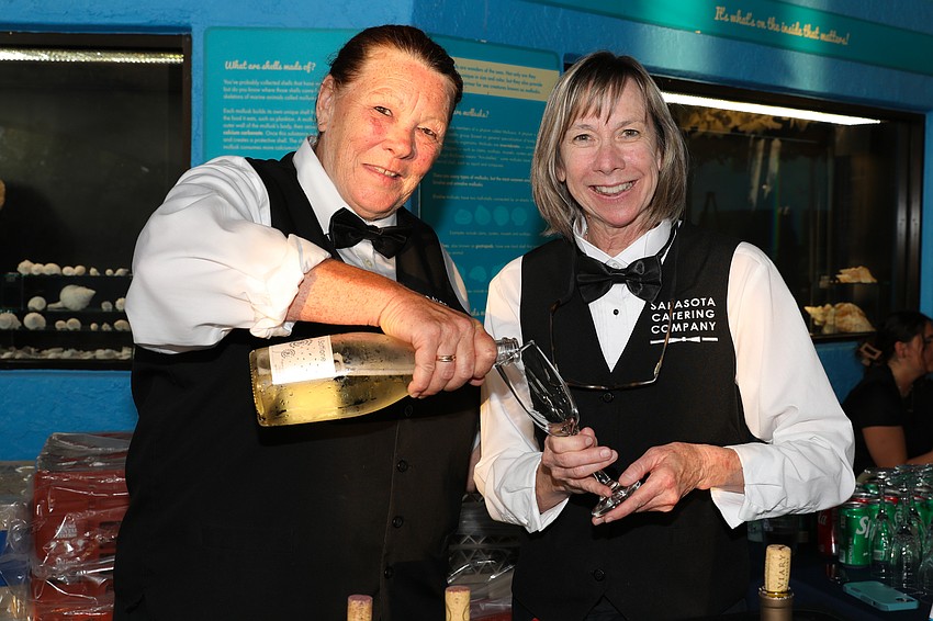 'The Mary's' are Mary Grady and Mary Lycan who are tonight's bartenders from Sarasota Catering Co.