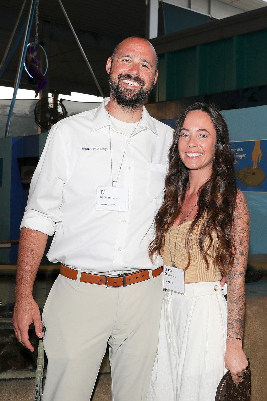 TJ Garman, and his wife, Jenna