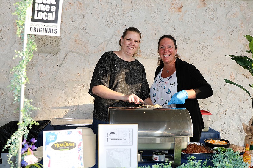The Mean Deans gals are Michele Angell and Tammy Troxler and they guarantee their Bayou Shrimp to be a hit with guests.