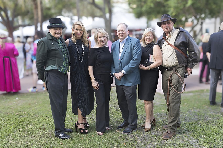 Larry Thompson, Pauline Wamsler, Teri Hansen, David and Monica Verinder and Jon Thaxton