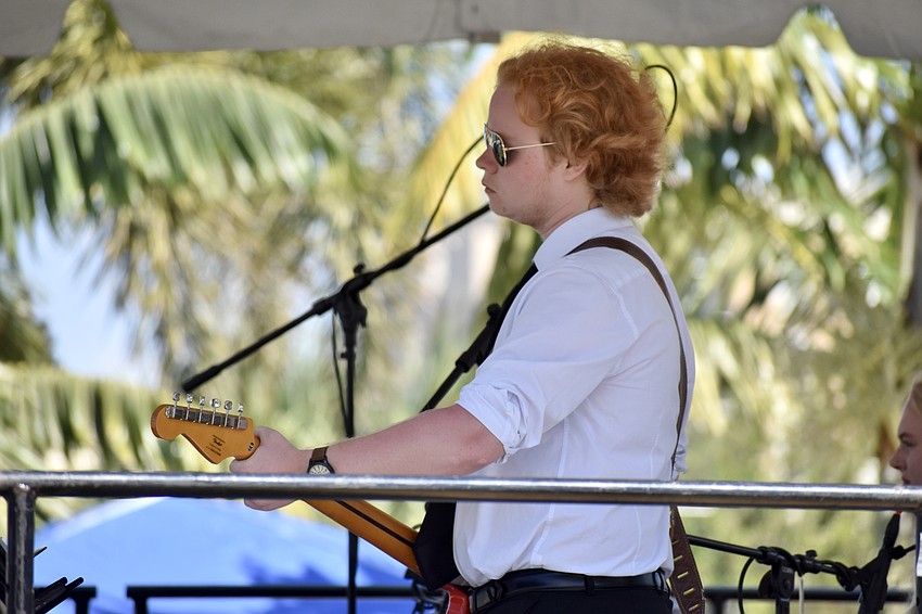 Dylan Poston plays with Four