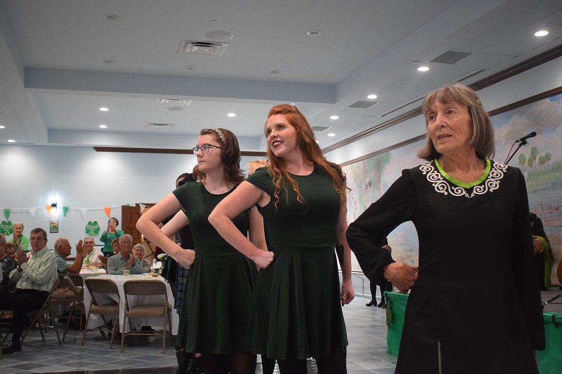 Irish dancers from the Irish Dance Academy of Sarasota performed for St. Mary Star of the Sea for St. Patrick's Day.
