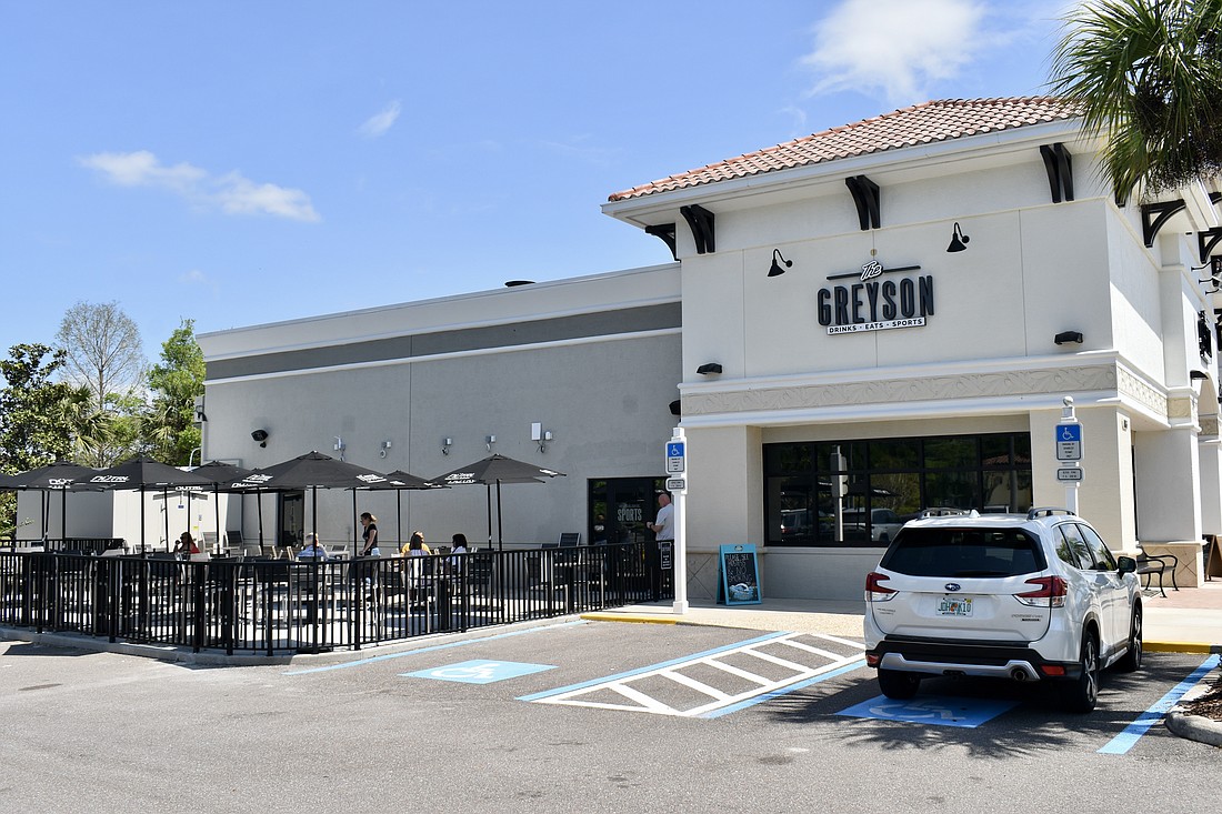 The Greyson is open in the Lakewood Walk plaza at the intersection of State Road 70 and Lakewood Ranch Boulevard.