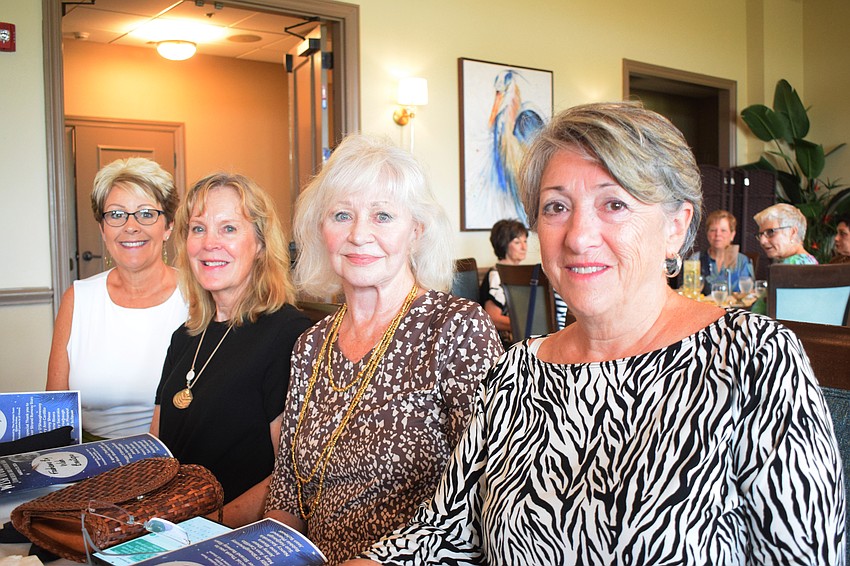 River Strand's Sheri Adams, Vicky Small, Joan Jenard and Josie Collins look forward to seeing what styles are available from Wish Boutique.