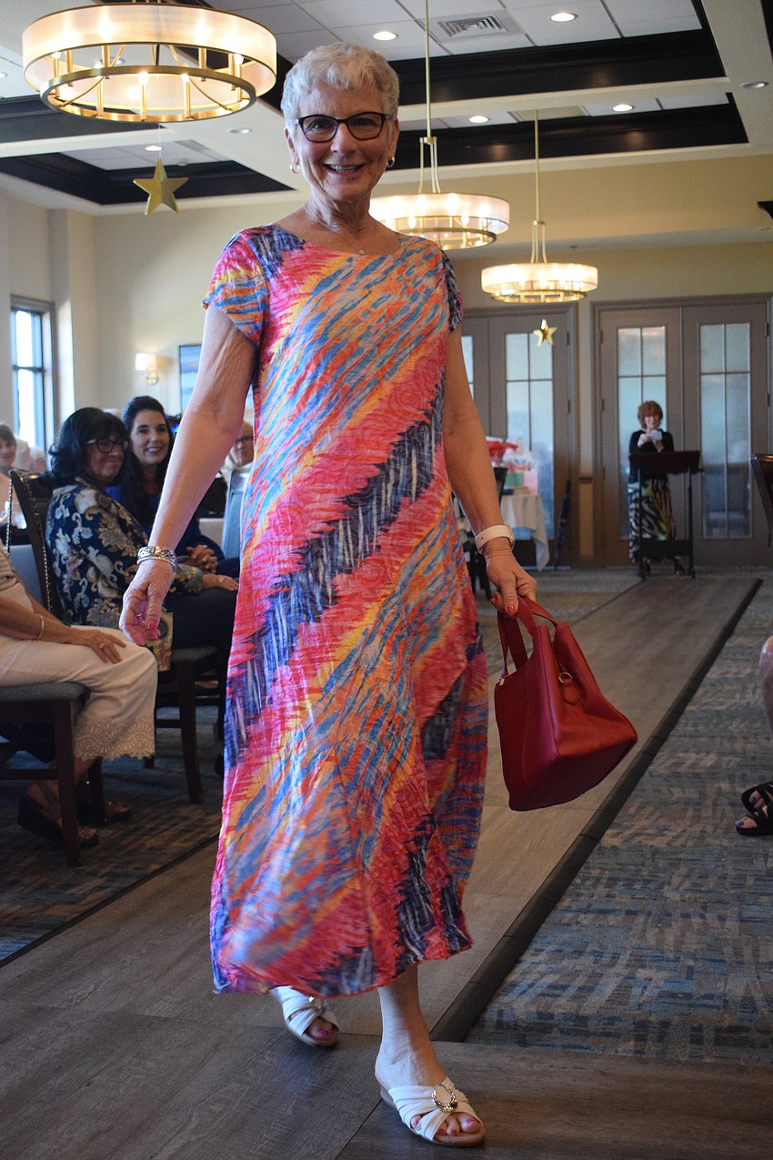 River Strand's Irene Rivera strikes a pose.