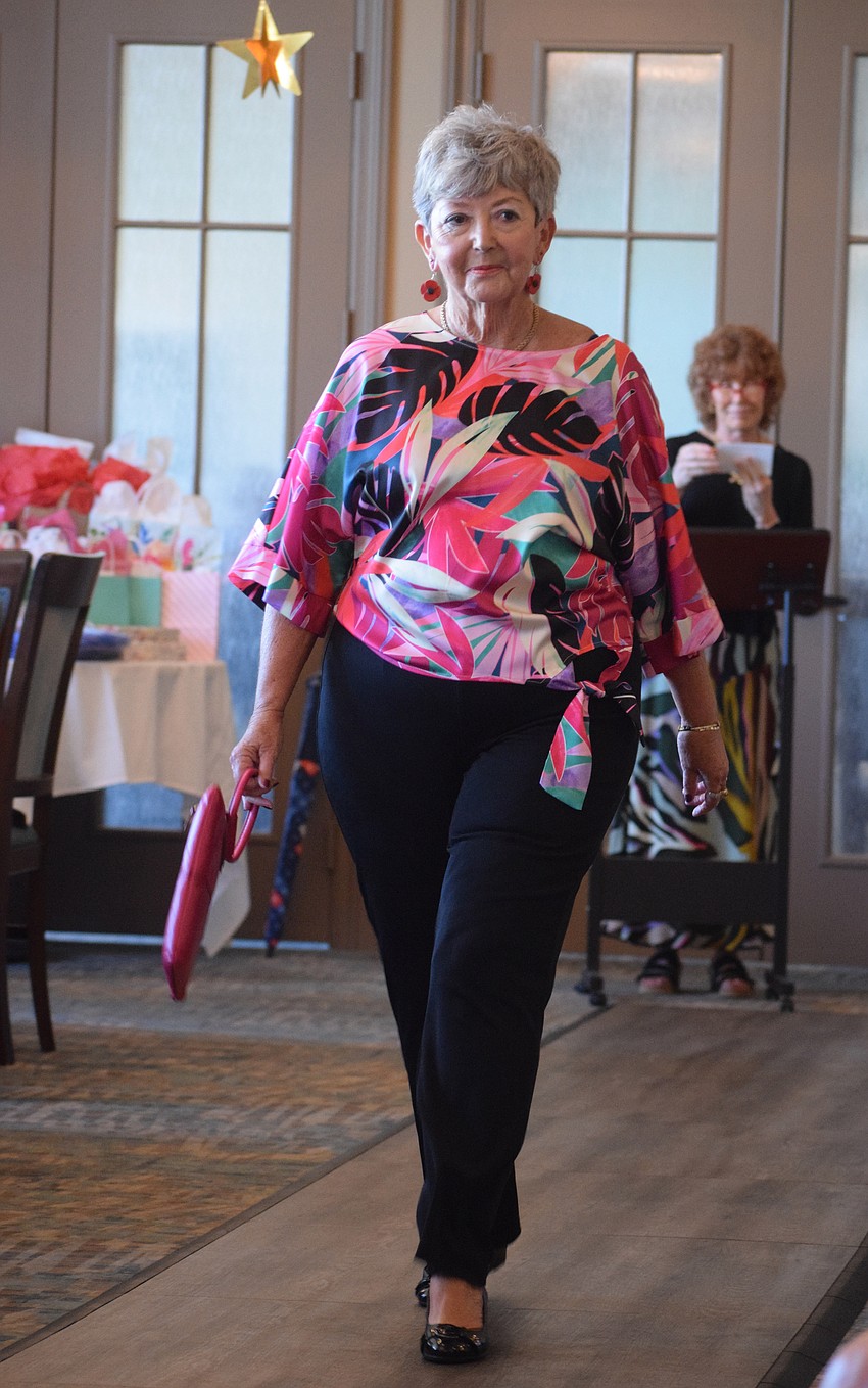 River Strand's Nancy Sacarakis' second outfit of the show receives plenty of positive feedback from the guests.