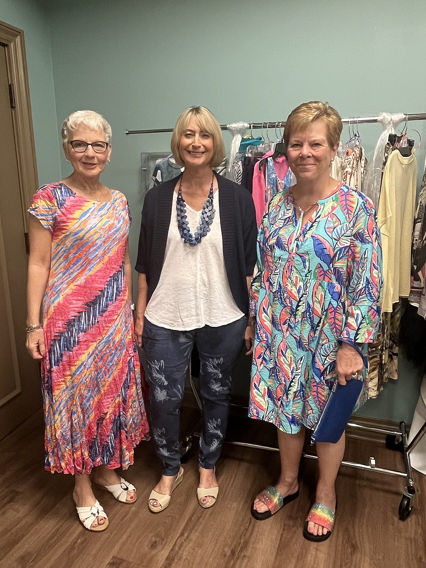 River Strand's Irene Rivera, Jean Scheuer and Robbie Phaneuf are ready to strut down the runway in their first outfits.