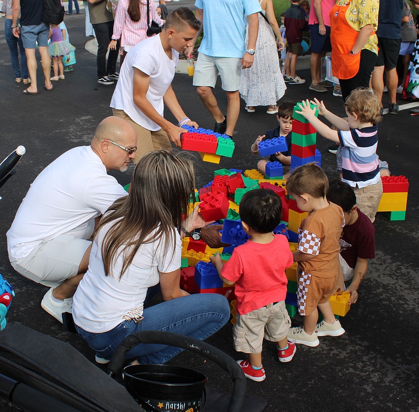 Bricks 4 Kidz provided plenty of entertainment for kids, and parents, at Eggstravaganza.