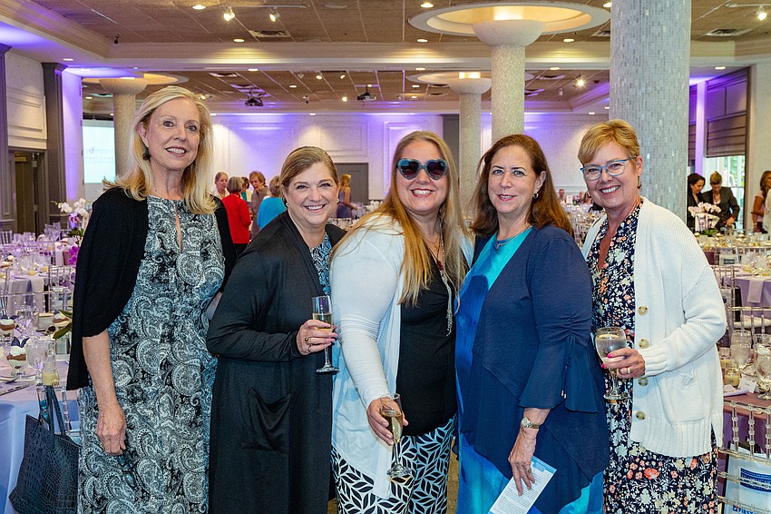 Kathy Gilkey, Diana Napoliello, Gana Gilkey, Cindy Miller and Lori Thompson