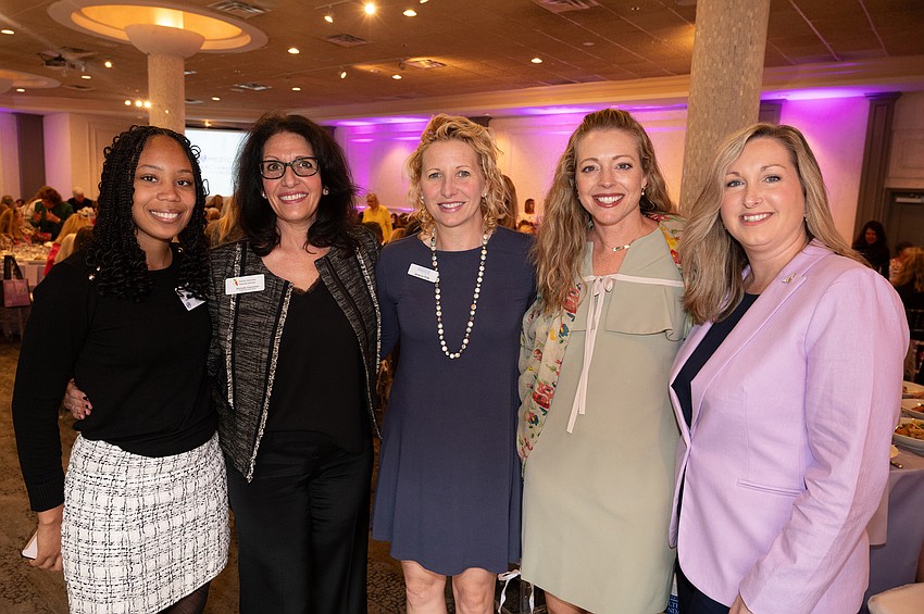 Tiona Settles, Michelle Kaprilian, Jessica Polk, Kelly Romanoff and Kelly Batista