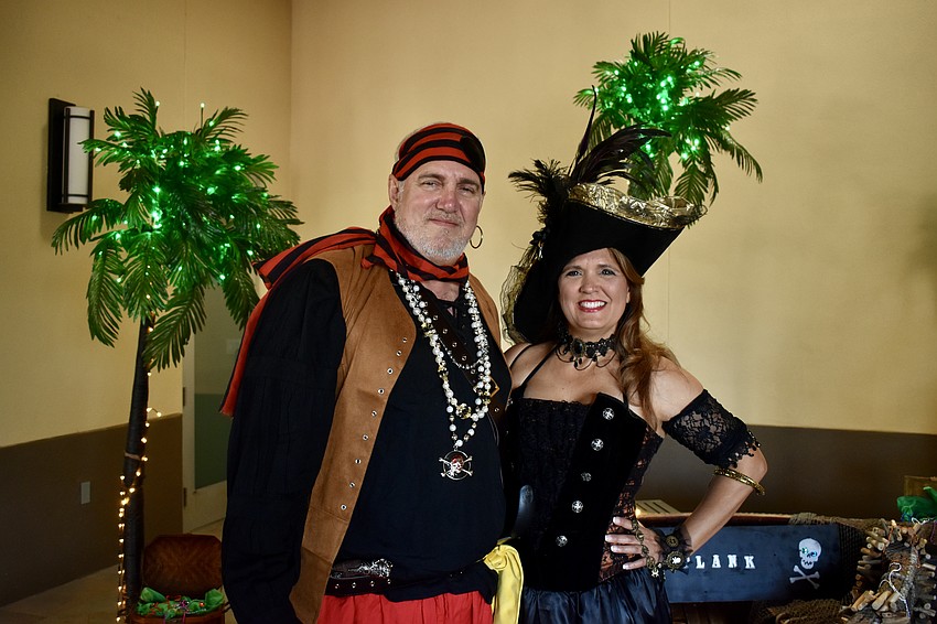 Eric and Yudy Epler work for Woodruff & Sons, one of the event's sponsors.