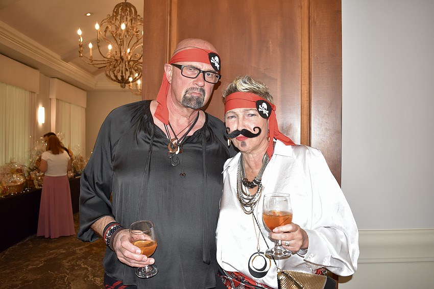 Venice residents Jens and Bethany Behrmann get into character.