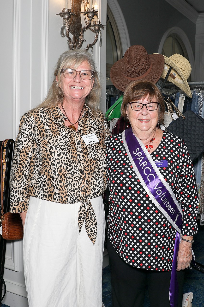 SPARCC Treasure Chest manager Linda Thull, and Judy Wolff