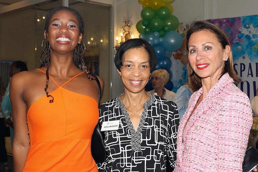 Faith Adesanya, June Adesanya and Rita Thibault