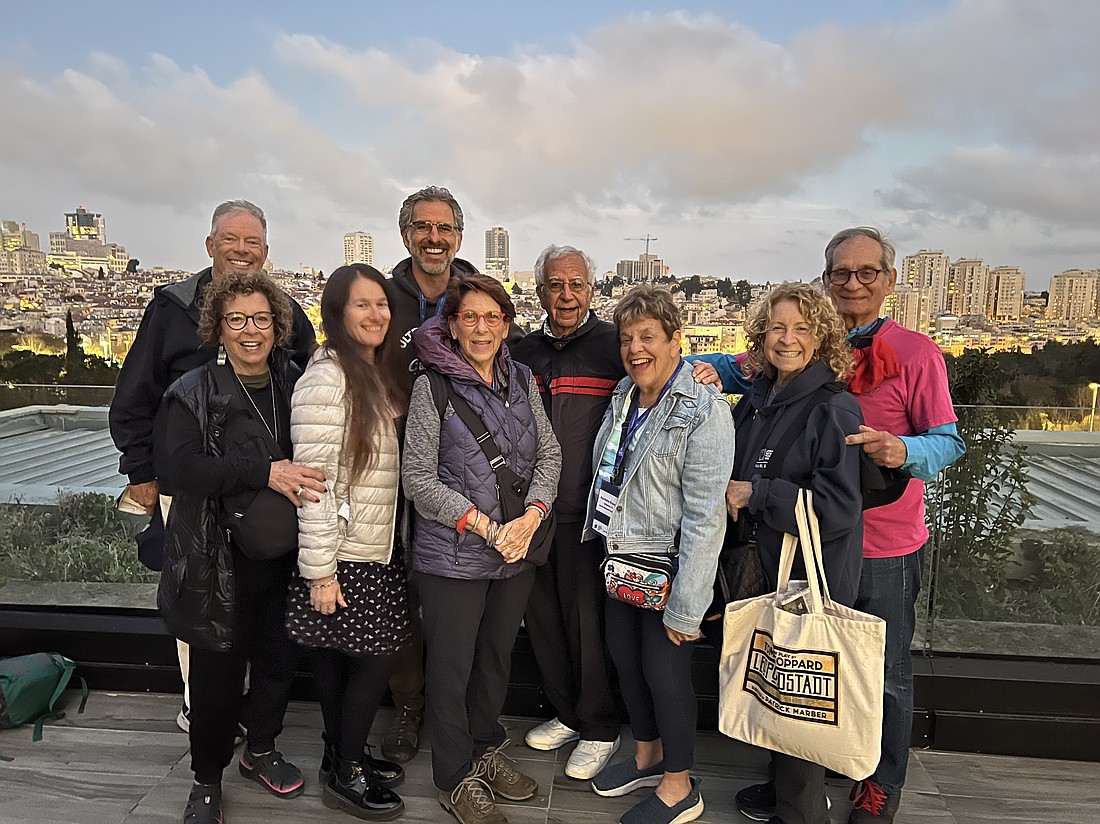 Rabbis and members of Temple Emanu-El, including East County's Paula Hayden and Mike and Harriette Krasnoff, travel to Israel to volunteer.