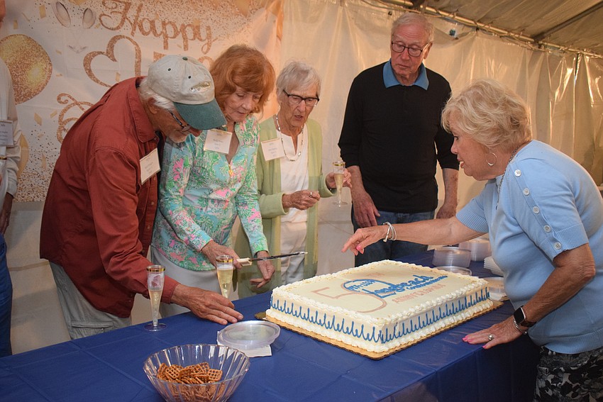 Rob Hongen, Becky Jones, Joan Reploeg, Bob Appel and Suzanne Lakamp