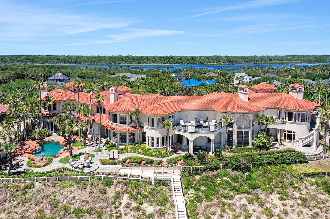The oceanfront home at 1263 Ponte Vedra Blvd. sold Feb. 23 for $7,589,900 in an auction.