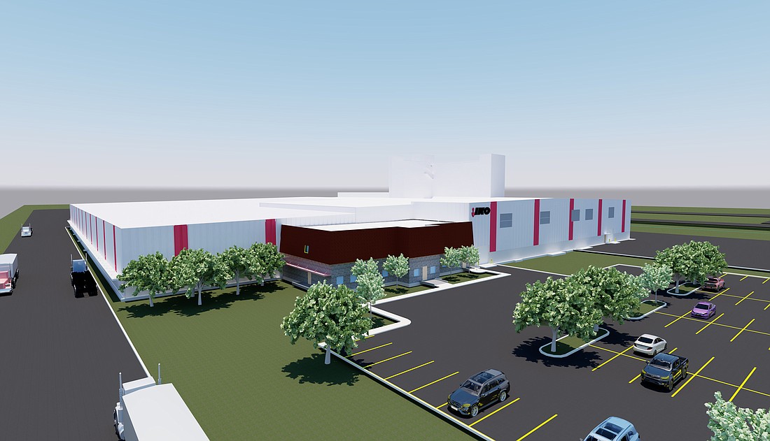 A rendering of Clay Hill, a $270 million, 300,000-square-foot facility that will begin operating in mid-2025.