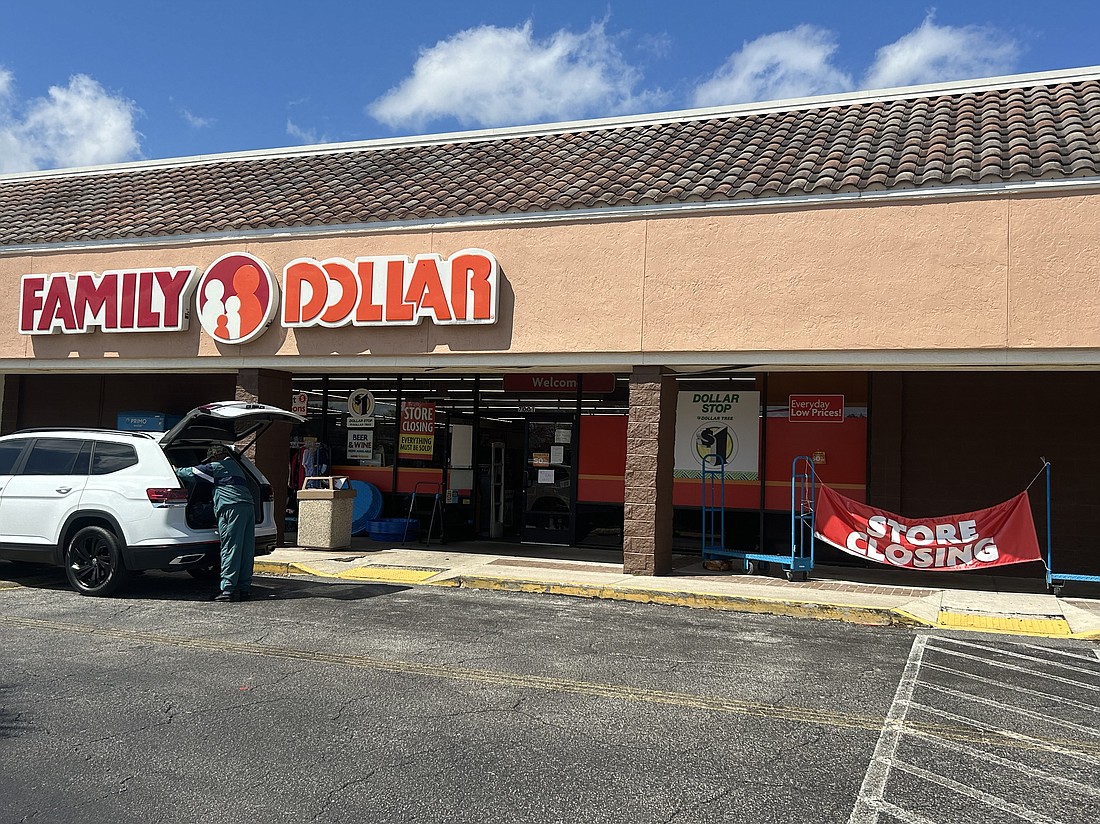 Family Dollar at 7001 Merrill Road in Dames Pointe Plaza is closing as part of owner Dollar Tree’s plans to close 1,000 stores over the next several years.