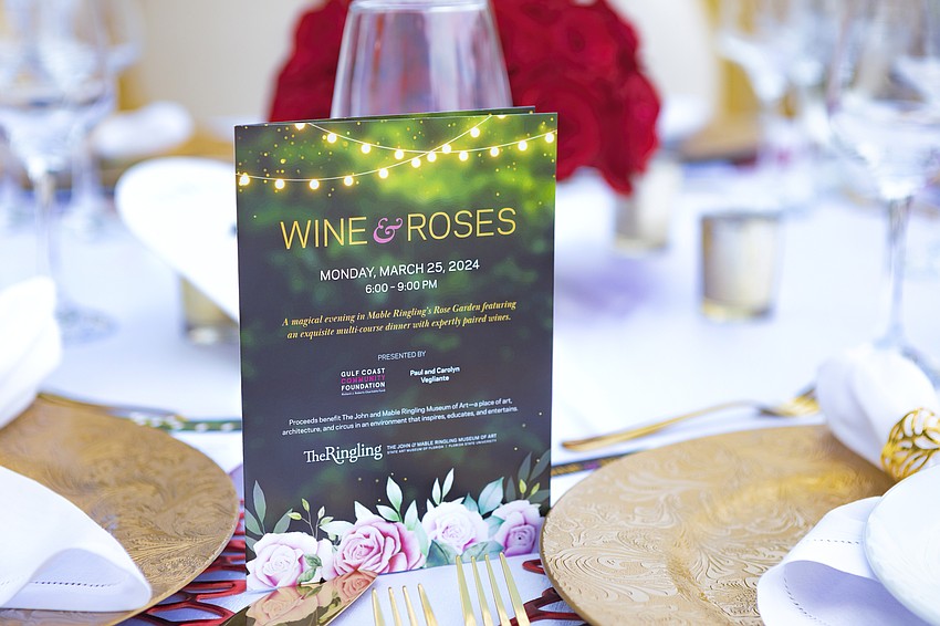 An enchanted evening of Wine & Roses in The Mable Ringling Rose Garden
