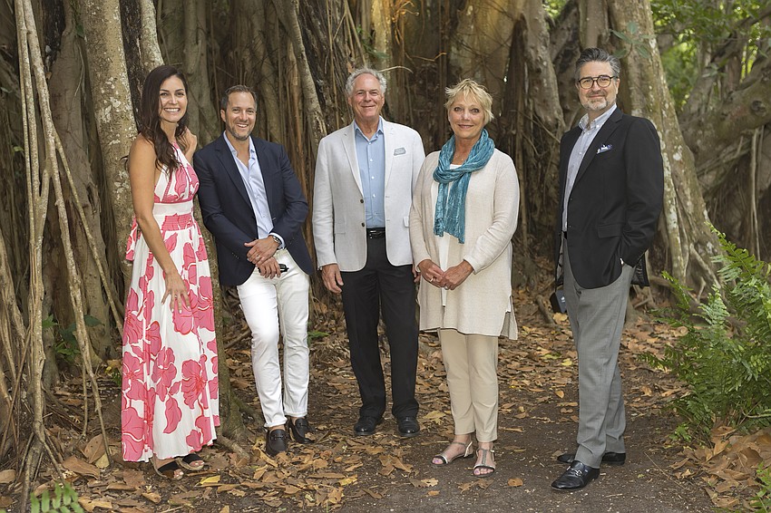 Erin and Damien Blunetti, Michael and Kathy Bush,  Tom Luzier