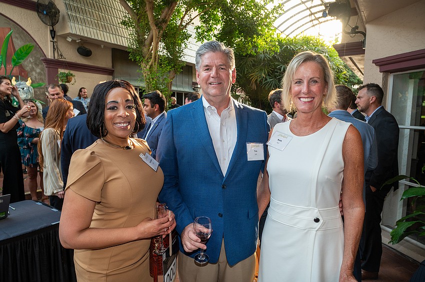 Tarnisha Cliatt with Tim and Beth Self