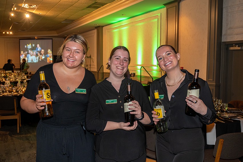 Bryann Humbert, Kellie Wangenstein and Isabella Placencia