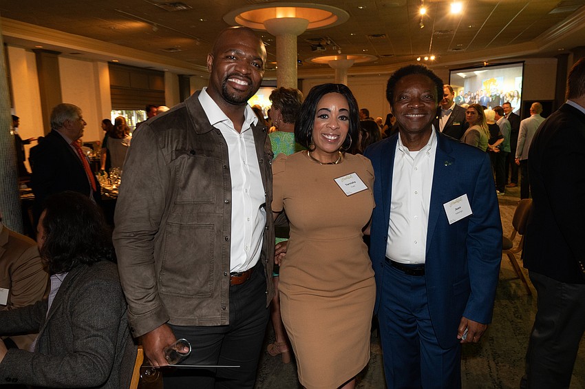 Sam Barrington, Tarnisha Cliat and Jean Kabongo