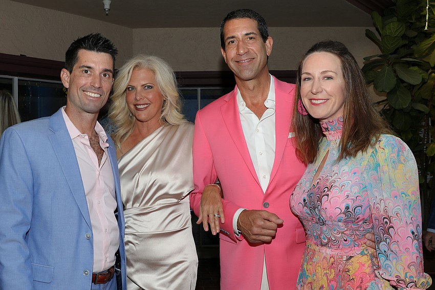 Gabriel and Hilary Galt with Eric and Sarah Massey