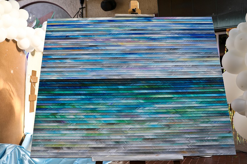 Architect, artist, and designer Stephen Balut donated this piece to the live auction at the SSFA event held at Michael's on East on March 28.