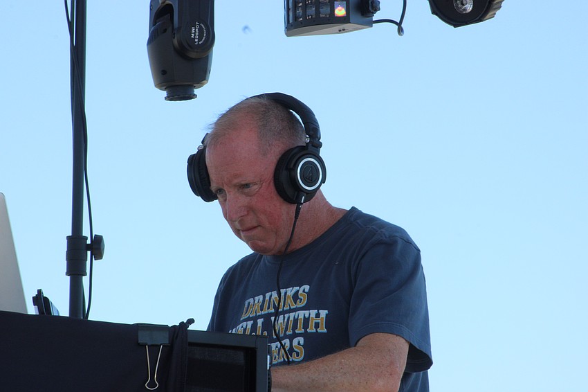 DJ Bill Travers of Kurses and Karma entertained the crowd at Musicpalooza.