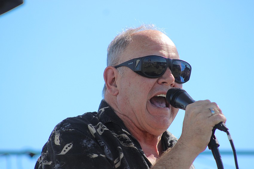 Sarasota's Mitch Rosenbaum sings Suzie Q. during Musicpalooza at Nathan Benderson Park.