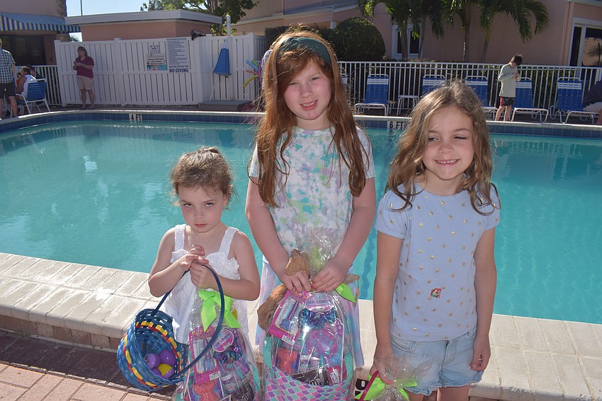 Blake Ricci, Kiera Bourke and Leighton Ricci