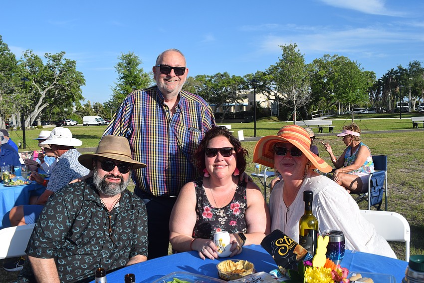 Ramin Mesghali, Jack Dean, Dee Dee Mesghali and Kari Queen