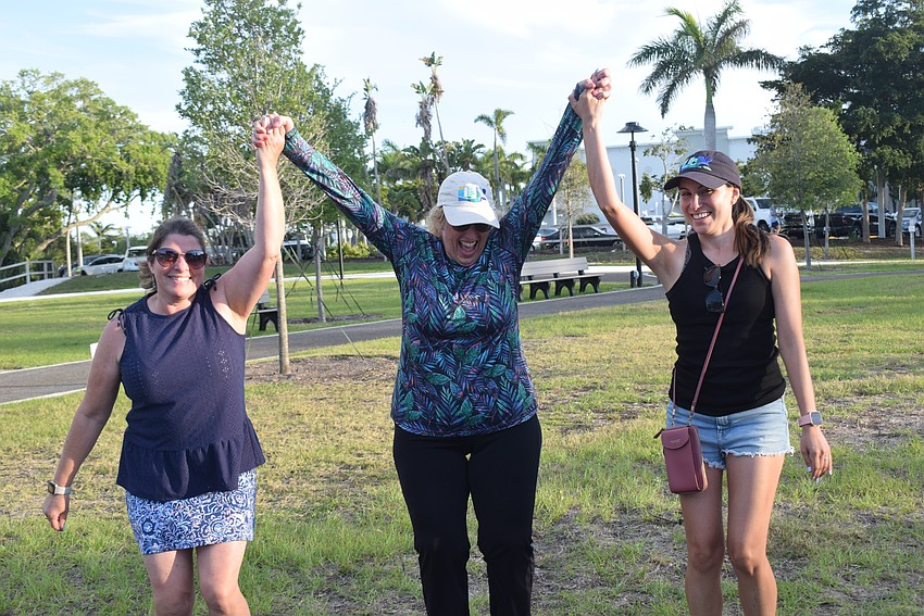Kim Verreault, Connie Darrah and Felicia McDermott