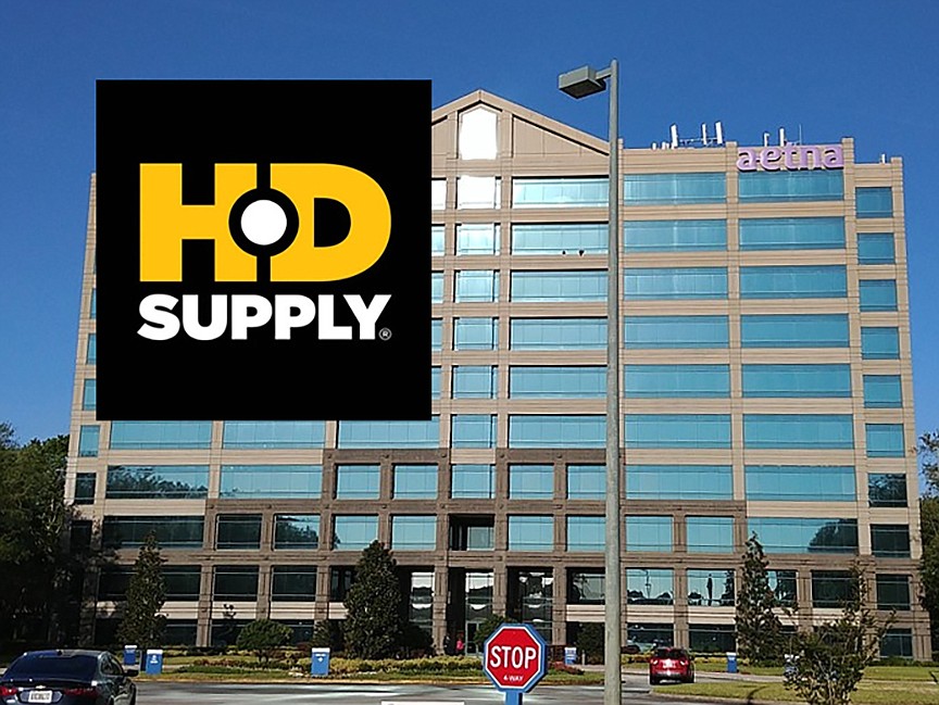 HD Supply is leasing space on the first, fifth and sixth floors of the 10-story office building at 9000 Southside Blvd. Building 100 in Gramercy Woods.