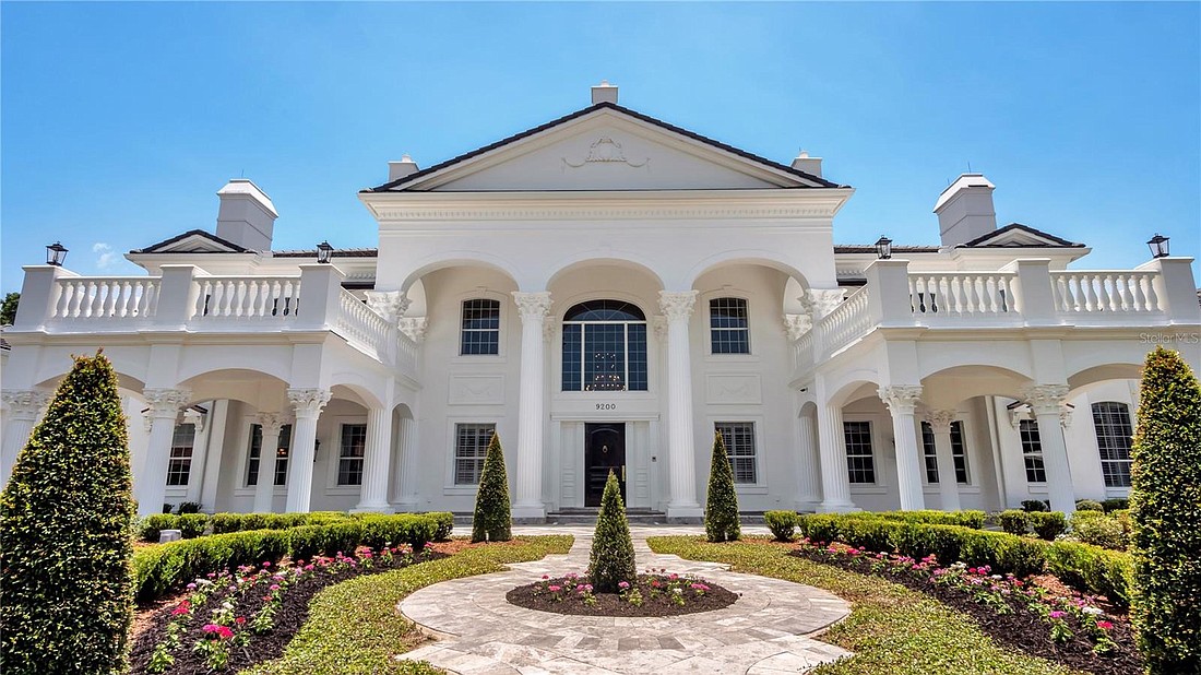 The home at 9200 Bentley Park Circle, Orlando, sold March 25, for $11,800,000. Known as “Bentley Hall,” this estate sits on a 2-acre lot in Bentley Park in Bay Hill. The home underwent a recent complete renovation. The Bentley Hall design team sought to create a modern transitional design that allows the home to feel warm and inviting while embracing its large size. The sellers were represented by Benjamin Becton, Keller Williams Realty.