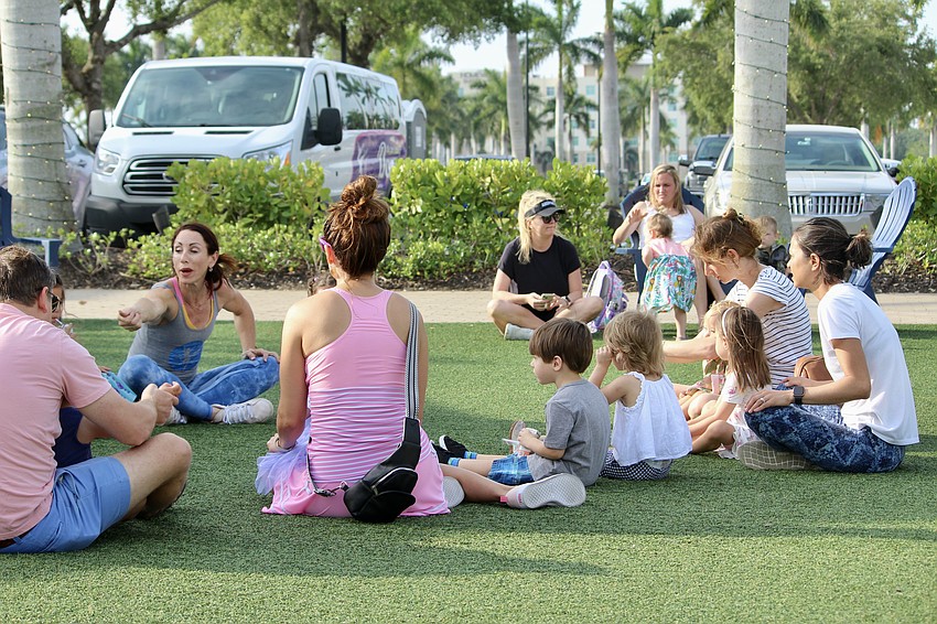 Parents participate, too. The UTC Kids Club is held every Wednesday at The Green.