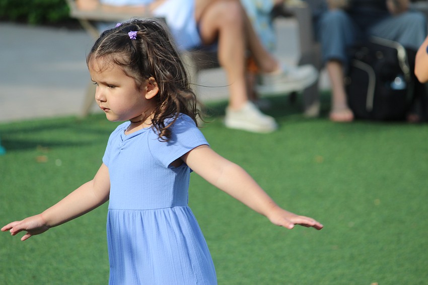 Estella Mazias, 3, loves to dance. She takes ballet classes, too.