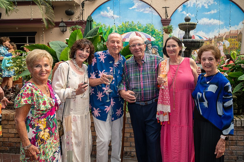 Bunny Skirboll, Andi Munzer, Sy Goldblatt, Bob Munzer, Corina Mintz and Nancy Milbauer