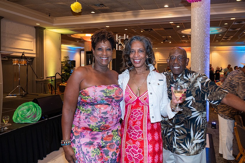 Dr. Janet Taylor, Norma Ware and Charles Brown