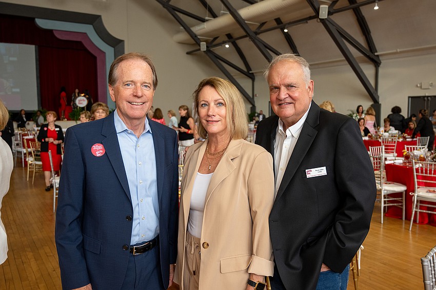 Jay Price with Terri and Bruce Saba