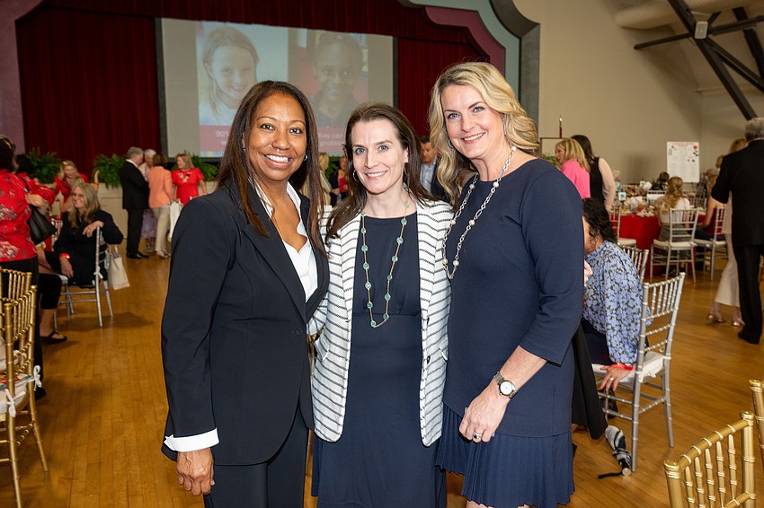 Rochelle Curley, Meghan Serrano and Alyssa Nohren