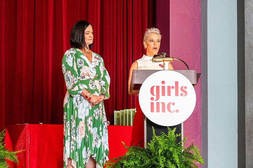 Celebration Luncheon Co-Chairs Mary Pat Radford and Melissa Perrin